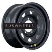 Диски Off-Road Wheels 8x17/5x139,7 ET10 D110 УАЗ (треуг. мелкий) Черный