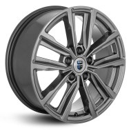Диски КиК  Лацио (КС964)  7,5\R17 5*108 ET45  d67,1  Дарк платинум  [77387]