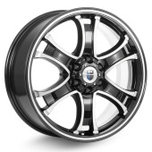 Диски КиК 7.5\R18 6*139.7 ET38 d67.1 Алмаз черный