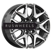 Диски КИК 7,5x18/6x139,7 ET36 D100,1 Гангут (КС1176) Алмаз черный
