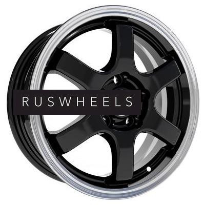 Грузовые диски СКАД 6x15/4x98 ET38 D58,6 Киото (КЛ249) Антрацит-алмаз (АРС 014 black)