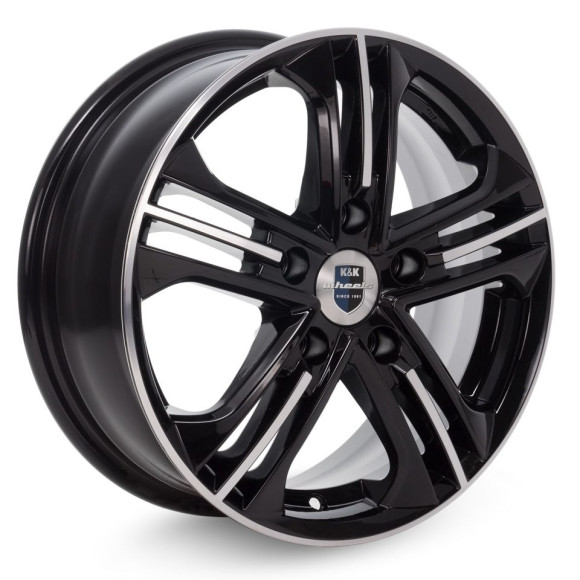 Диски КиК 6,0\R15 5*108 ET50 d63.35 Алмаз черный Диски КиК 6,0\R15 5*108 ET50 d63.35 Алмаз черный