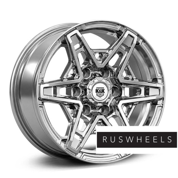 Диски КиК R17 / 8J PCD 6x139.7 ЕТ 30 ЦО 106.1 Блэкберн