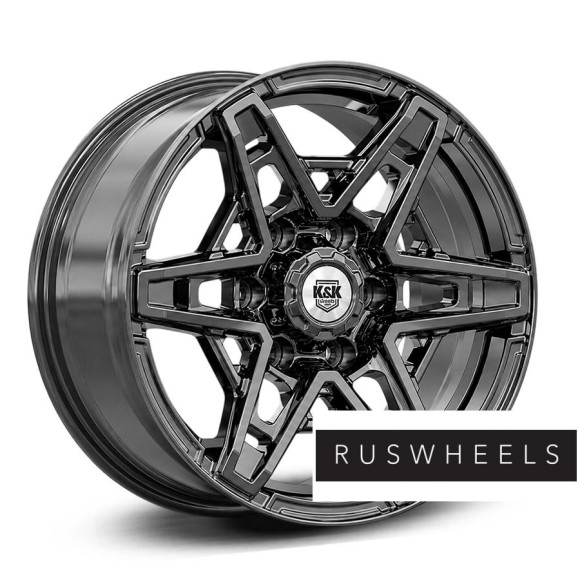 Диски КиК R17 / 8J PCD 6x139.7 ЕТ 36 ЦО 67.1 Блэкберн