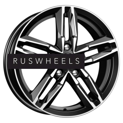 Диски КИК 6x16/5x100 ET38 D57,1 Sayan (КС731) Алмаз черный Диски КИК 6x16/5x100 ET38 D57,1 Sayan (КС731) Алмаз черный