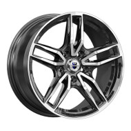 Диски КиК  Бартон (КС1110)  8,0\R17 5*120 ET43  d72,6  Алмаз черный  [82733]  Fb max 680 kg