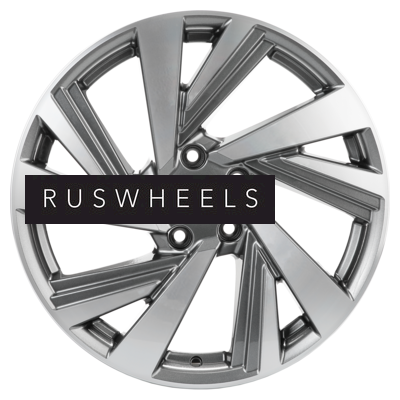Диски Khomen Wheels 7,5x18/5x114,3 ET50 D66,1 KHW1801 (Murano) Gray-FP Диски Khomen Wheels 7,5x18/5x114,3 ET50 D66,1 KHW1801 (Murano) Gray-FP