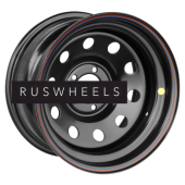 Диски Off-Road Wheels 7x16/5x114,3 ET0 D84 Jeep черный (треуг. мелкий)