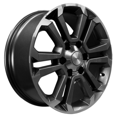 Диски Khomen Wheels 7,5x18/6x139,7 ET30 D106,1 KHW1817 (Fortuner/Hilux) Gray-FP