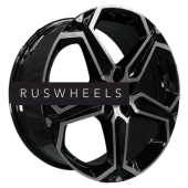 Диски Khomen Wheels 7,5x19/5x114,3 ET40 D60,1 KHW1909 (NX/RAV4) Black-FP