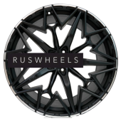 Диски Khomen Wheels 10x22/5x112 ET30 D66,6 ZEUS 2202 (X5/X6/X7/Cullinan) Black matt MR