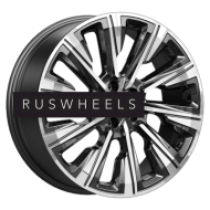 Диски КИК 7,5x19/5x108 ET49 D63,35 Галего (КС1039) Алмаз черный