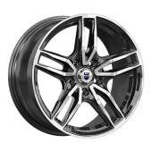 Диски КиК  Бартон (КС1110)  8,0\R17 5*112 ET45  d66,6  Алмаз черный  [82735]