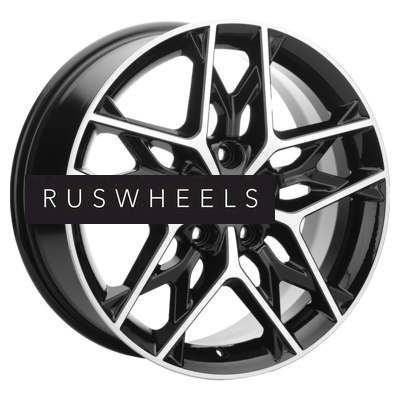 Диски Khomen Wheels 7x17/5x110 ET45 D67,1 KHW1709 (DFM580) Black-FP