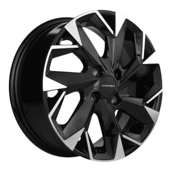Диски Khomen Wheels 6x15/4x100 ET50 D60,1 KHW1508 (Vesta) Black-FP