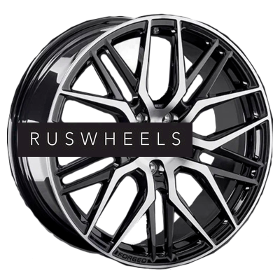 Диски LS Forged 8,5x19/5x114,3 ET45 D67,1 LS FG04 BKF (конус, C570)