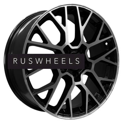 Диски Khomen Wheels 7x18/5x114,3 ET53 D54,1 KHW1818 (Geely Coolray) Black-FP