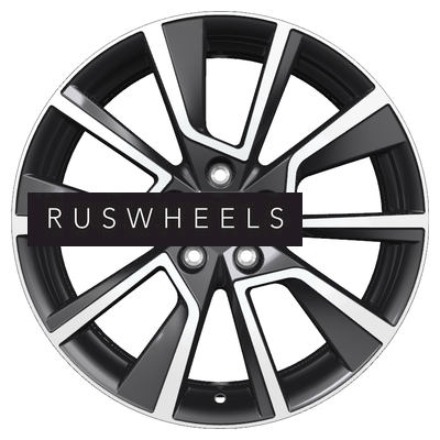 Диски Khomen Wheels 7x18/5x114,3 ET45 D66,1 KHW1802(Teana/X-trail) Black-FP Диски Khomen Wheels 7x18/5x114,3 ET45 D66,1 KHW1802(Teana/X-trail) Black-FP