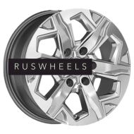 Диски КИК 7,5x17/6x139,7 ET30 D106,1 Тейт (КС1050) Дарк платинум