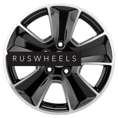 Диски Khomen Wheels 6,5x16/5x110 ET45 D67,1 KHW1601 (DFM 580) Black-FP Диски Khomen Wheels 6,5x16/5x110 ET45 D67,1 KHW1601 (DFM 580) Black-FP
