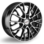 Диски Xtrike 6.5\R16 5*114.3 ET45 d60.1 BK/FP Диски Xtrike 6.5\R16 5*114.3 ET45 d60.1 BK/FP