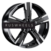 Диски Replay 7,5x19/5x108 ET33 D60,1 CHR106 BKF (конус, C570)