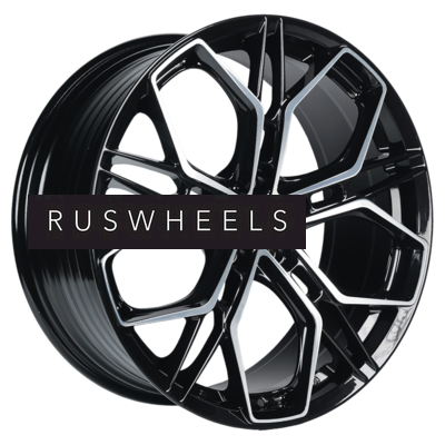 Диски INCH 8,5x20/5x120 ET30 D66,1 FA8534 Gloss Black Machined Face (ZJH)