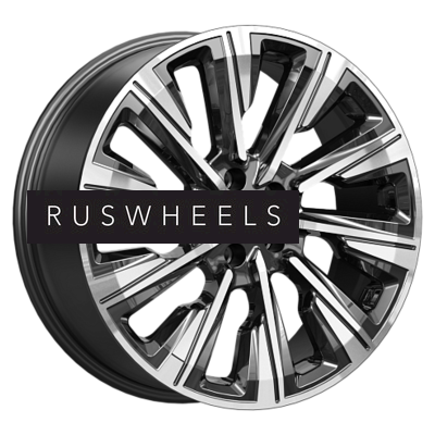 Диски K&K 7,5x19/5x114,3 ET40 D60,1 Галего (КС1039) Алмаз черный