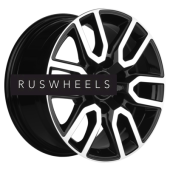 Диски Khomen Wheels 8x17/6x139,7 ET36 D100,1 KHW1723 (Tank 300) Black-FP