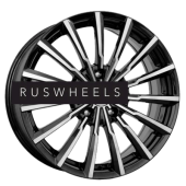 Диски КИК 5,5x14/4x100 ET43 D60,1 Акцент-оригинал (КС641) Алмаз черный