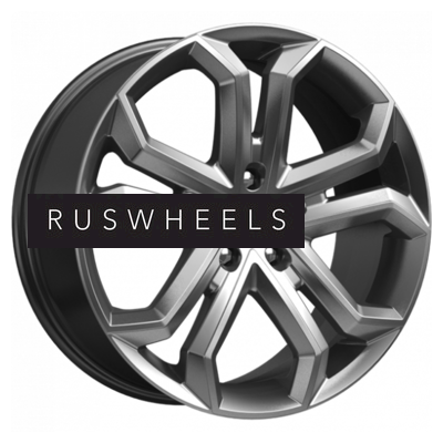 Грузовые диски K&K 8,5x19/5x114,3 ET45 D67,1 Пандора (КС466) Дарк платинум