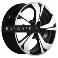 Диски Khomen Wheels 7x17/5x114,3 ET48 D67,1 KHW1724 (JAC J7) Black-FP