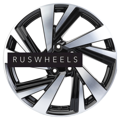 Диски Khomen Wheels 7,5x18/5x114,3 ET50 D66,1 KHW1801 (Murano) Black-FP Диски Khomen Wheels 7,5x18/5x114,3 ET50 D66,1 KHW1801 (Murano) Black-FP
