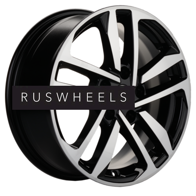 Диски Khomen Wheels 6,5x16/5x112 ET50 D57,1 KHW1612 (Octavia A5/Golf/Jetta) Black-FP
