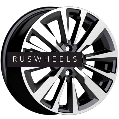 Диски КИК 6,5x16/4x100 ET37 D60,1 Эрман (КС997) Алмаз черный