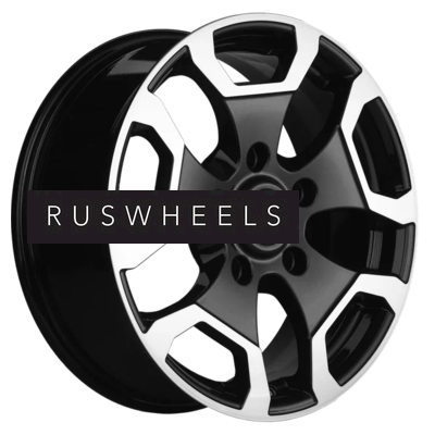 Диски Khomen Wheels 6,5x17/5x139,7 ET40 D98,5 KHW1725 (Niva Travel/Legend) Black-FP Диски Khomen Wheels 6,5x17/5x139,7 ET40 D98,5 KHW1725 (Niva Travel/Legend) Black-FP