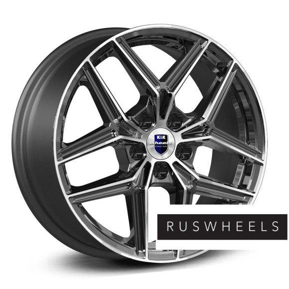 Диски КиК R17 / 7J PCD 5x112 ЕТ 45 ЦО 66.6 Юнион