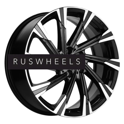 Диски Khomen Wheels 7,5x19/5x114,3 ET45 D60,1 KHW1901 (Geely Atlas/Atlas Pro) Black-FP