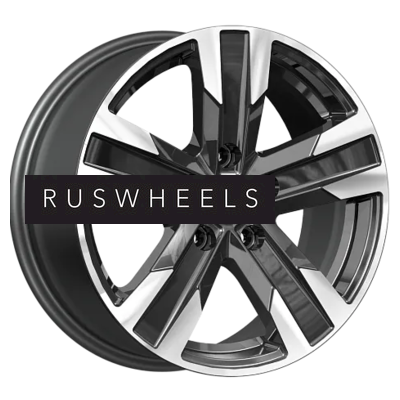 Диски КИК 7x16/5x100 ET45 D67,1 Висмут (КС1009) Алмаз черный