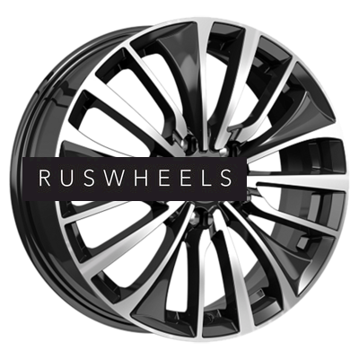 Диски КИК 6,5x17/5x112 ET38 D57,1 Flanker (КС1097) Алмаз черный