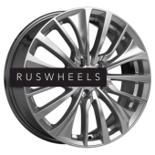 Диски КИК 6,5x17/5x108 ET43 D67,1 Flanker (КС1097) Дарк платинум