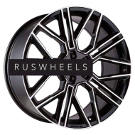 Диски Khomen Wheels 9,5x21/5x112 ET31 D66,6 KHW2101 (Q7/Touareg) Black-FP