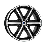 Диски КиК 7.5\R17 6*139.7 ET38 d67.1 Алмаз черный Диски КиК 7.5\R17 6*139.7 ET38 d67.1 Алмаз черный