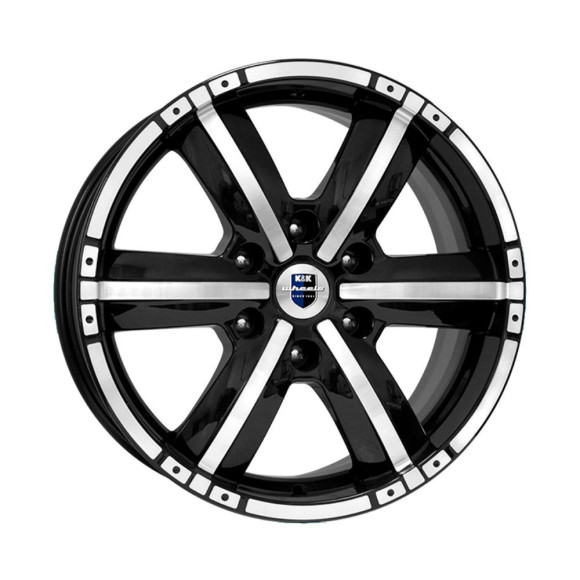 Диски КиК 7.5\R17 6*139.7 ET38 d67.1 Алмаз черный