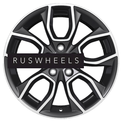 Диски Khomen Wheels 7x17/5x112 ET45 D57,1 KHW1713 (Karoq) Black-FP