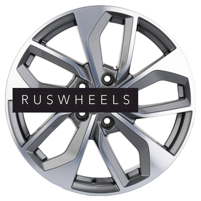 Диски Khomen Wheels 7x17/5x112 ET43 D57,1 KHW1703 (Kodiaq/Tiguan) Gray-FP Диски Khomen Wheels 7x17/5x112 ET43 D57,1 KHW1703 (Kodiaq/Tiguan) Gray-FP