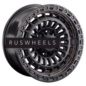 Диски LS 9x18/5x150 ET30 D110,1 1348 BKS+BR (конус, Колпак+лого)