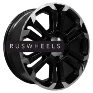 Диски Khomen Wheels 7,5x18/6x139,7 ET45 D93,1 KHW1817 (Mazda BT50) Black-FP Диски Khomen Wheels 7,5x18/6x139,7 ET45 D93,1 KHW1817 (Mazda BT50) Black-FP