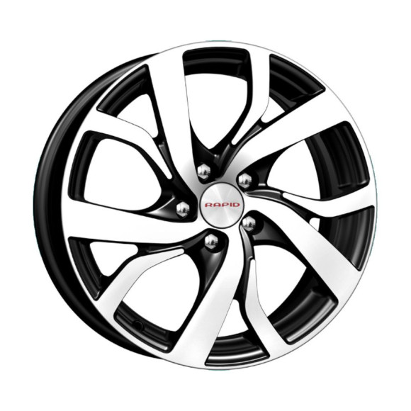 Диски КиК  Палермо-оригинал (КС607)  6,5\R16 5*108 ET50  d63,35  Алмаз черный  [r13955]