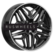 Диски КИК 7x19/5x108 ET47 D60,1 Колумб (КС1038) Алмаз черный